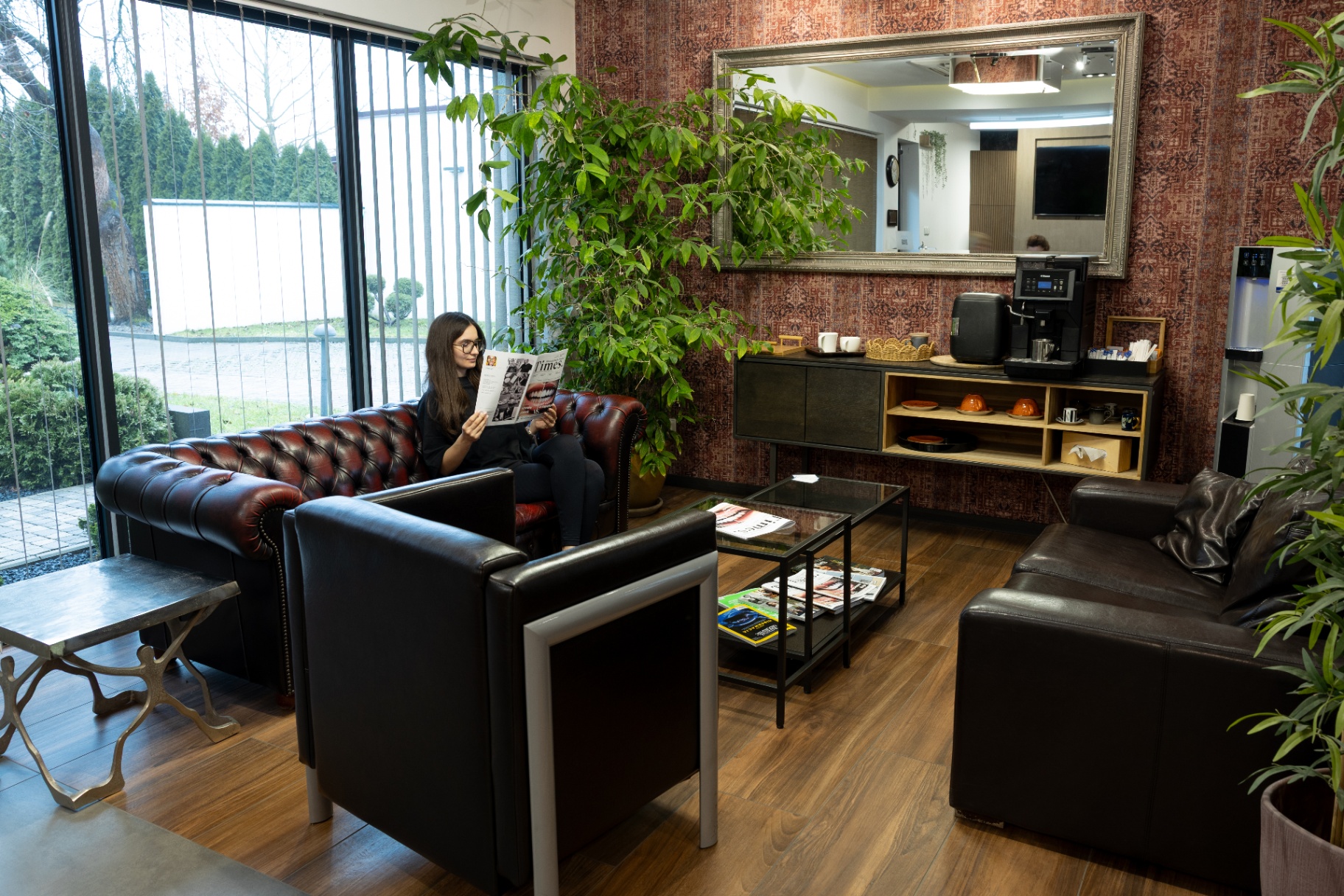 Poczekalnia w klinice